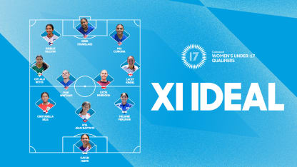 image: Falcón, Reyes y Stanislaus encabezan el Once Ideal de las Clasificatorias Femeninas Sub-17