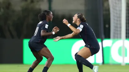 image: Amari Manning and Meila Brewer