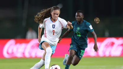 image: Puerto Rico disputó su segundo partido en el Mundial Femenino Sub-17