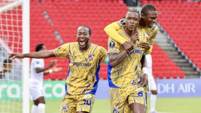 image: Defence Force claims first leg victory over Cibao FC in Caribbean Cup Third Place