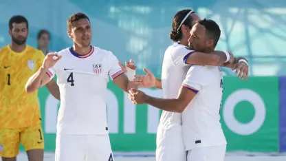 image: USA earns third place at Beach Soccer Championship