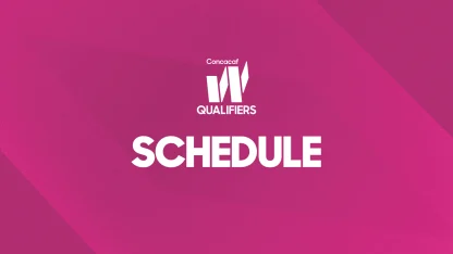 image: April Schedule Announced for 2025/26 Concacaf W Qualifiers 