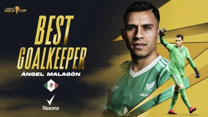 image: 2025 Gold Cup Best Goalkeeper | Ángel Malagón | Presented by Rexona