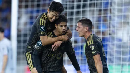 image: Son, Martínez give LAFC first leg victory over Cruz Azul