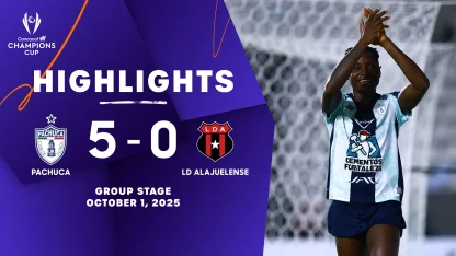 image: Pachuca Femenil v Alajuelense | Highlights