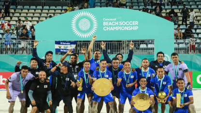 image: El Salvador wins 2025 Beach Soccer Championship Final