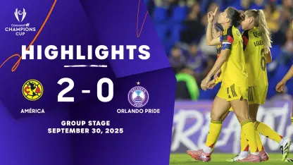 image: América Femenil v Orlando Pride | Highlights