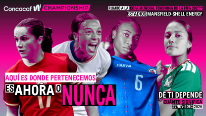 image: Se confirma el calendario del Campeonato Concacaf W 2026; boletos ya a la venta