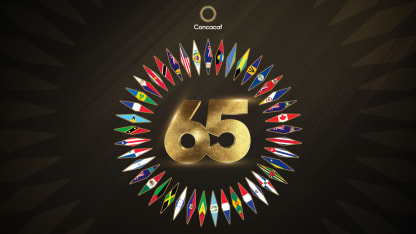 image: Concacaf, 65 years of football, unity, quality, and access