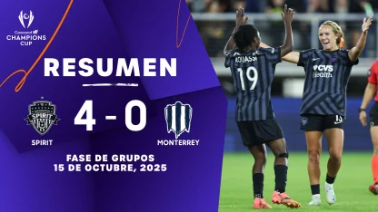 image: Washington Spirit v Monterrey Femenil | Resumen