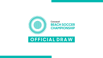 image: Official Draw | 2021 Concacaf Beach Soccer Championship