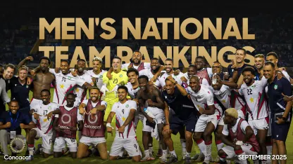 image: Surinam da un gran salto en el último Ranking de Selecciones Nacionales Masculinas de Concacaf