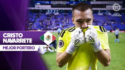 image: Cristo Navarrete | Best Goalkeeper | 2026 Concacaf U-20 Championship