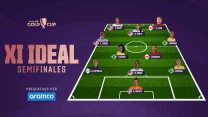 image: Naeher, Lawrence, Yasmim encabezan el XI Ideal de las Semifinales de Copa Oro