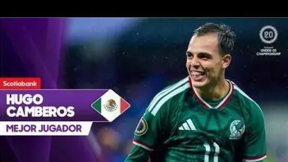 image: Hugo Camberos | Best Player | 2026 Concacaf U-20 Championship presented by Scotiabank