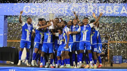 image: Mount Pleasant FA wins first Caribbean Cup trophy