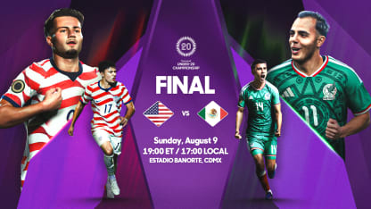 image: México y Estados Unidos se enfrentan por el título del Campeonato Sub-20