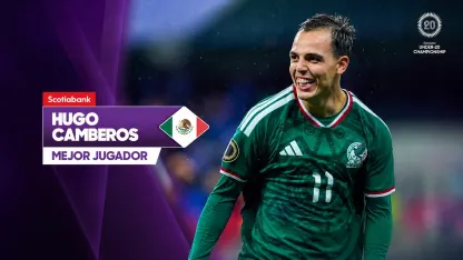 image: Hugo Camberos | Mejor Jugador | Campeonato Sub-20 de Concacaf 2026 presentado por Scotiabank