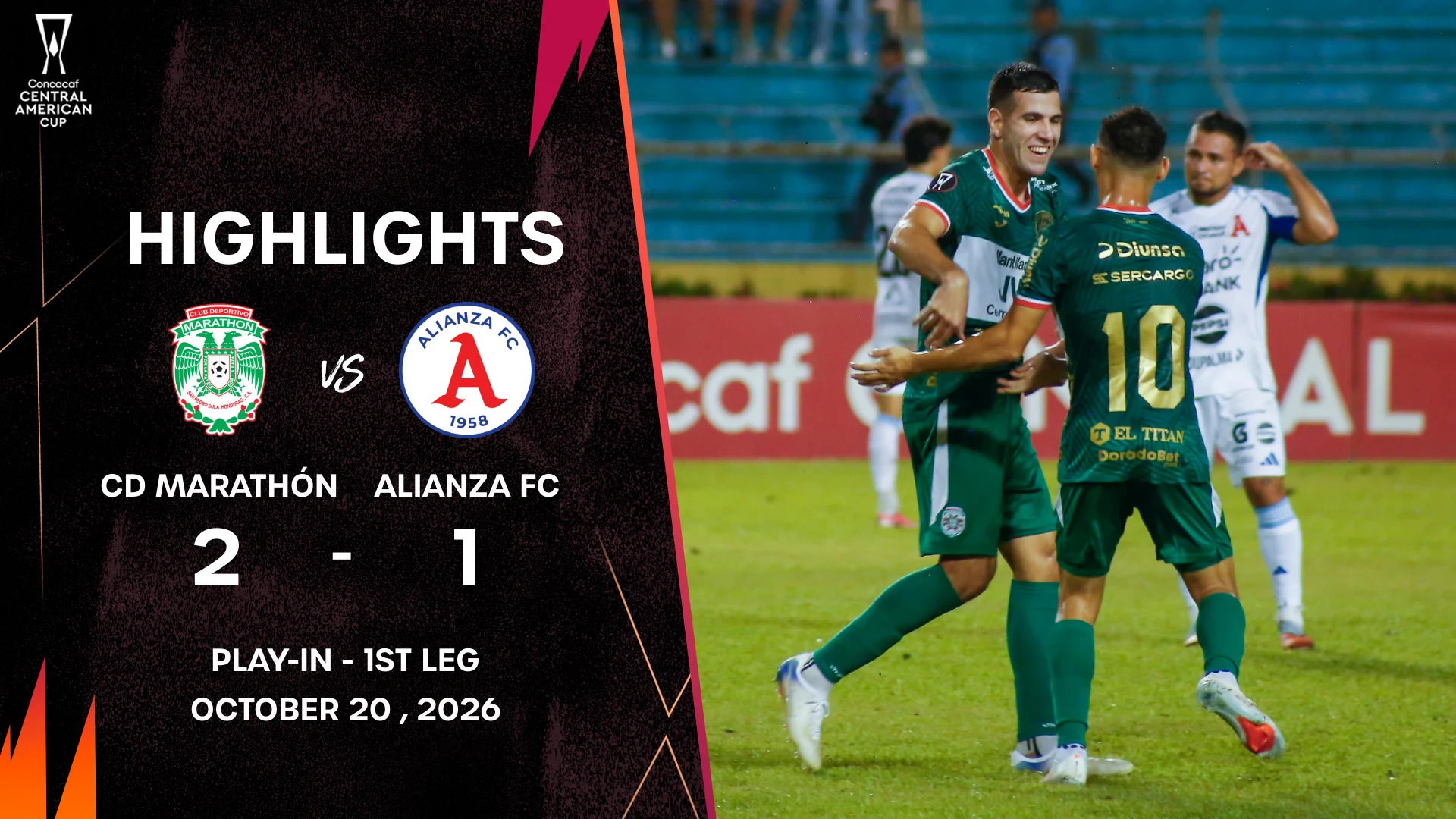 CD Marathón vs Alianza FC | Highlights | Concacaf